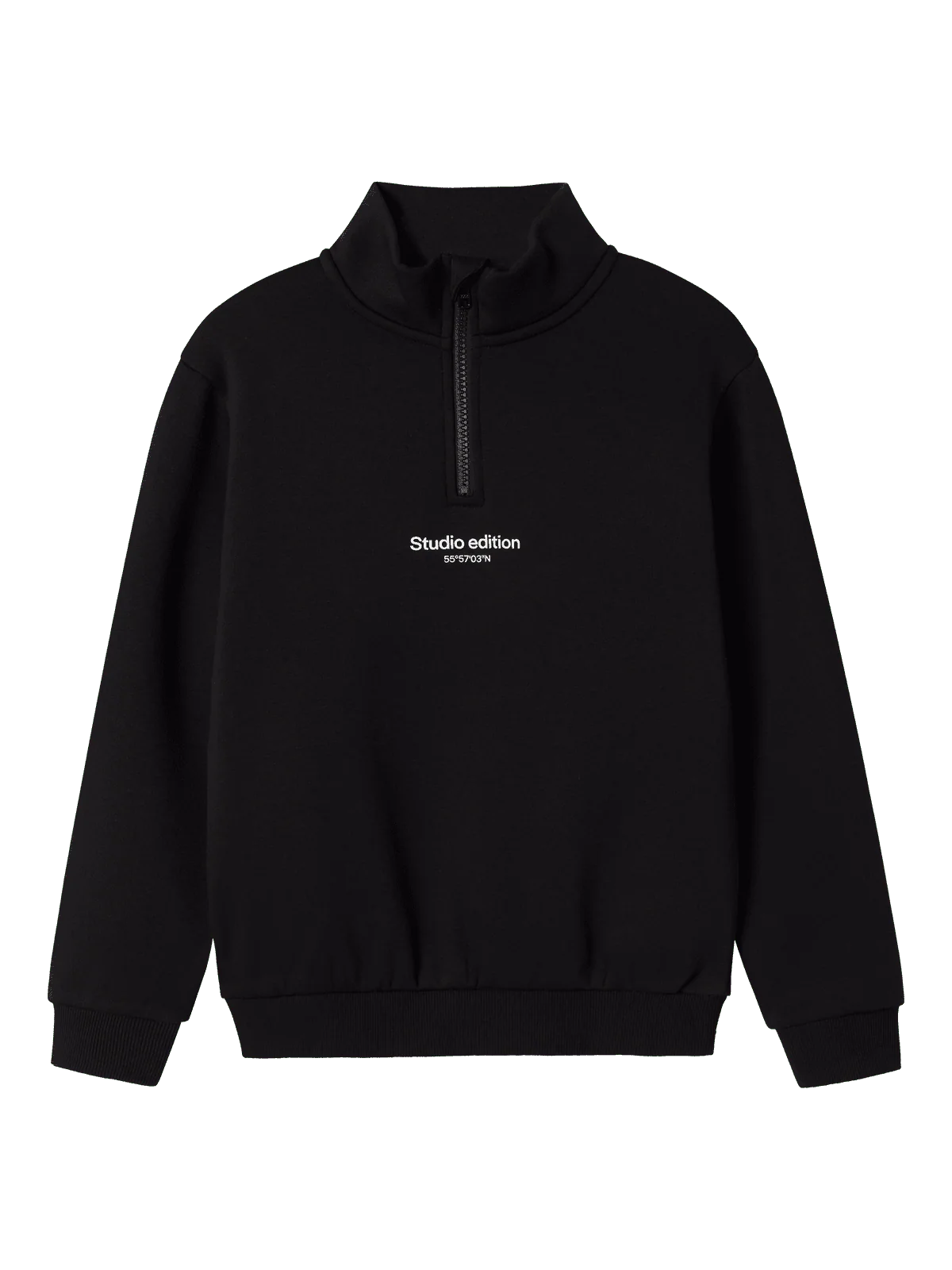 BRODY HALF ZIP GENSER - Black