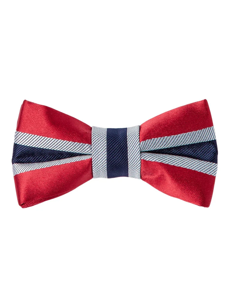 Dubble bowtie rød/hvit/blå