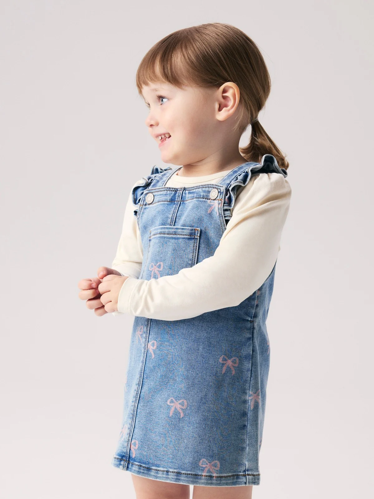 FAITH DENIM KJOLE - Medium Blue Denim