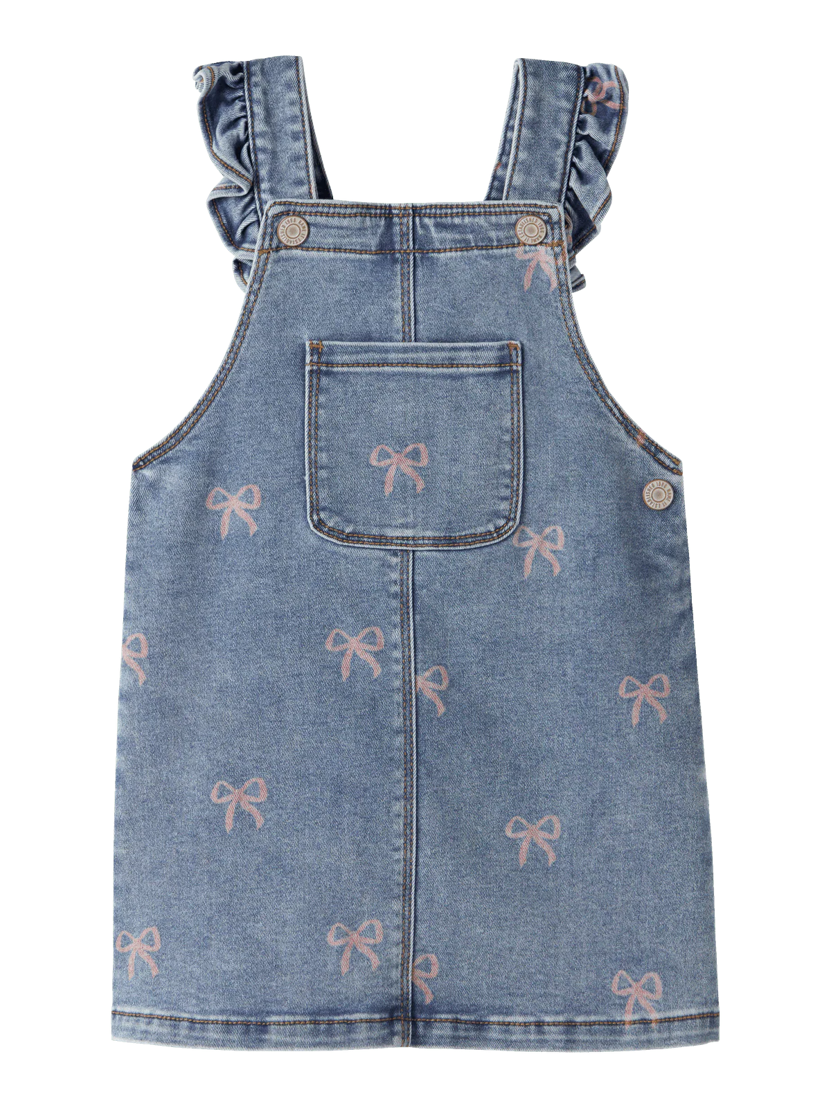 FAITH DENIM KJOLE - Medium Blue Denim - Image 2