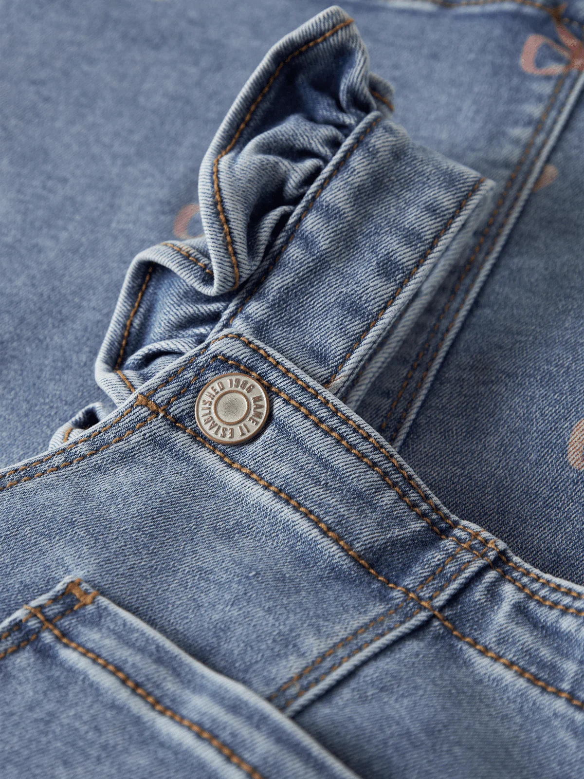 FAITH DENIM KJOLE - Medium Blue Denim - Image 4