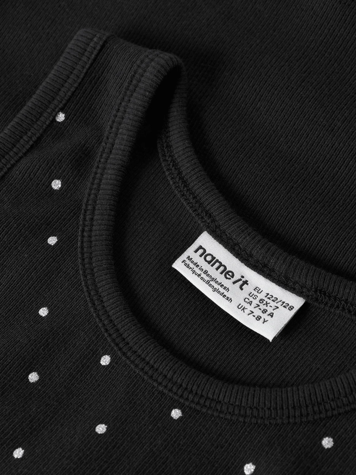 HEBA SLIM CROP SINGLET - Black - Image 3