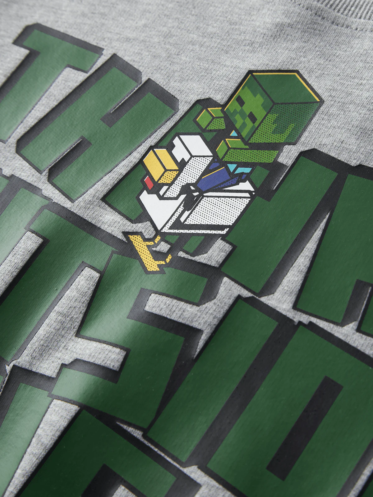 JACKS MINECRAFT GENSER - GREY MELANGE - Image 2