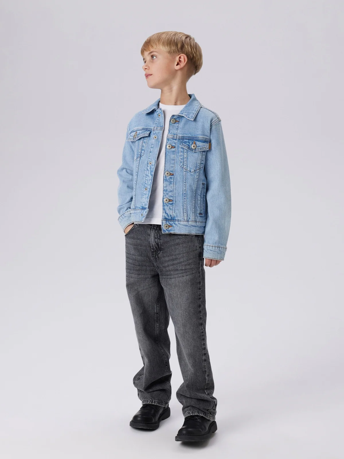 JAGGER DENIM JAKKE - Light Blue Denim - Image 4