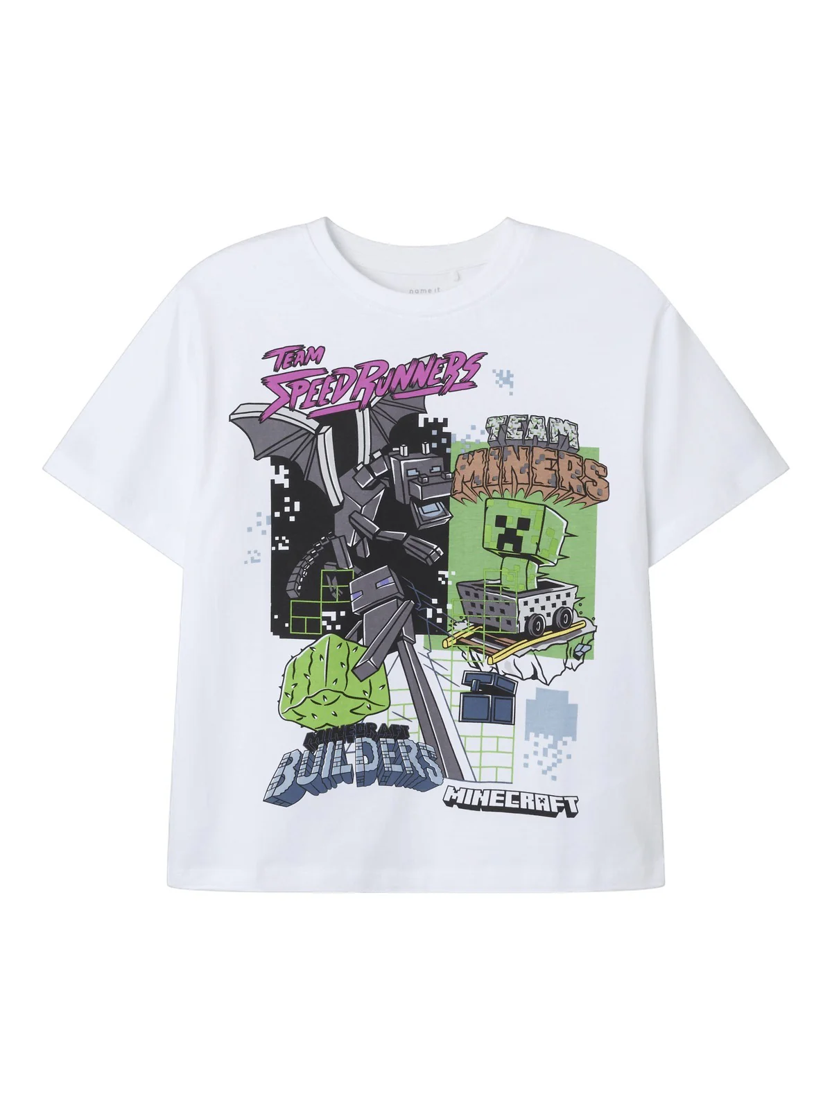 JAHI MINECRAFT T-SKJORTE - Bright White