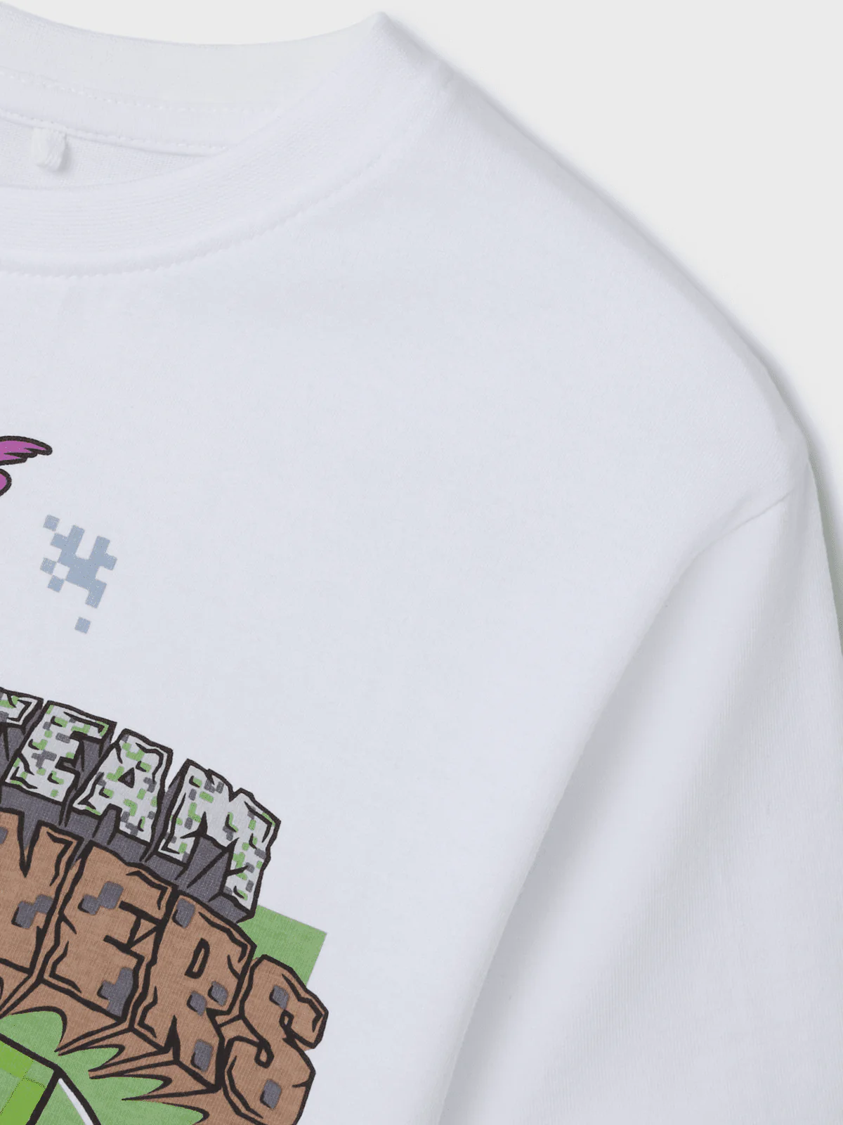 JAHI MINECRAFT T-SKJORTE - Bright White - Image 3