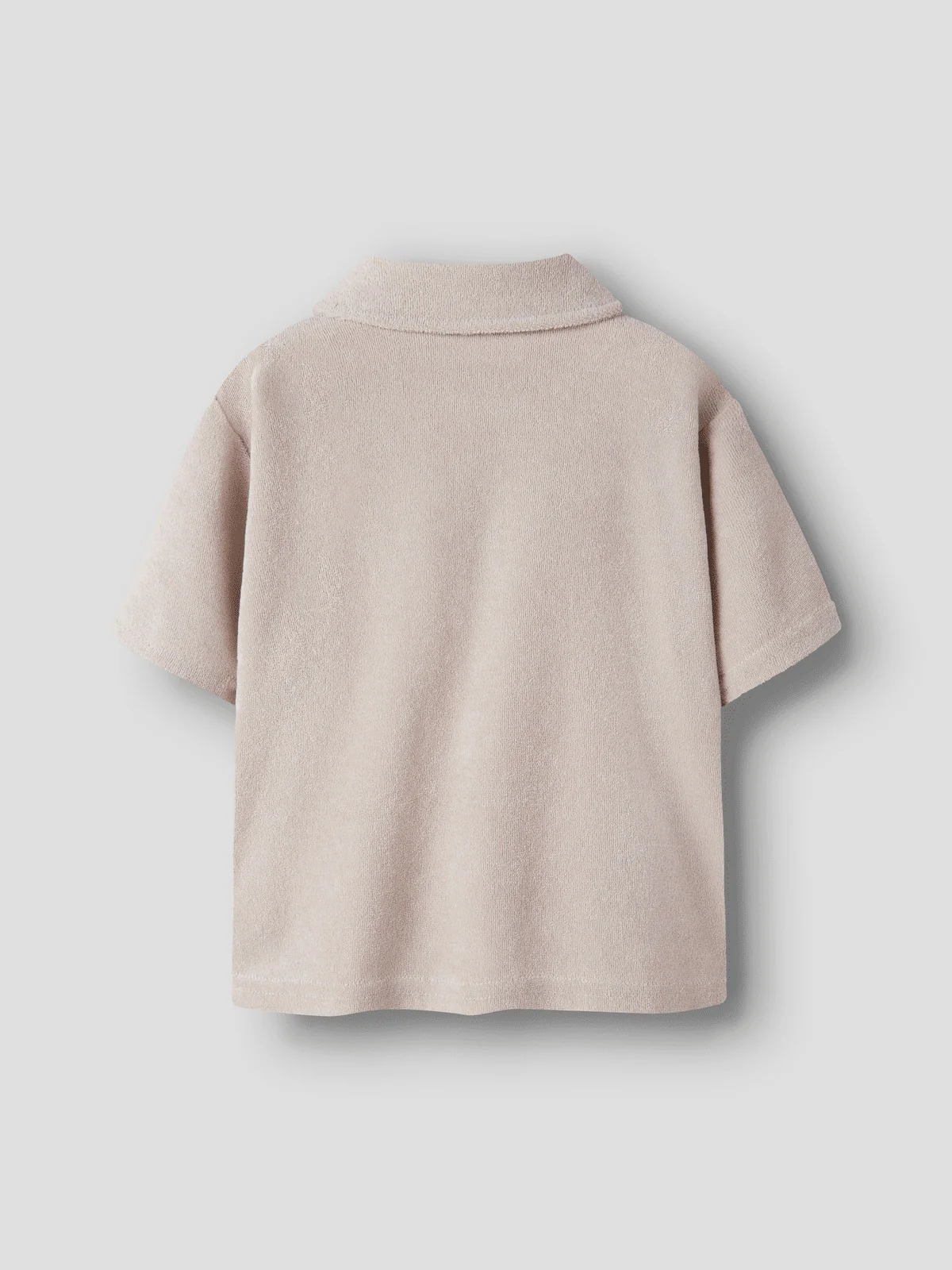 JARED TERRY POLO T-SKJORTE - Chateau Gray - Image 2