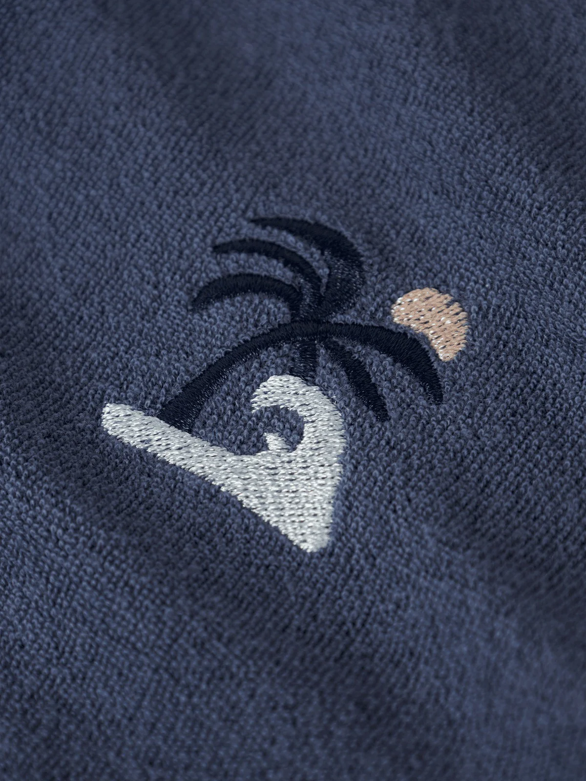 JARED TERRY POLO T-SKJORTE - Vintage Indigo - Image 3
