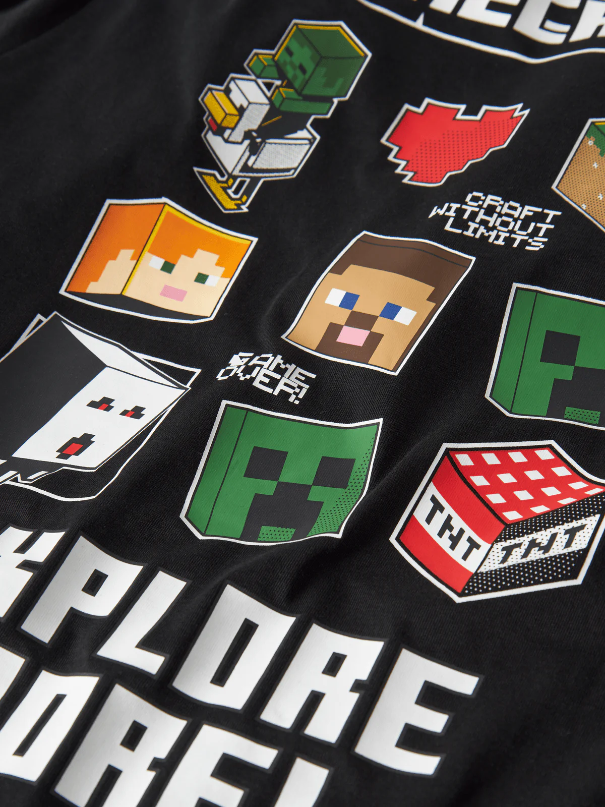 JULIO MINECRAFT T-SKJORTE - Black - Image 3