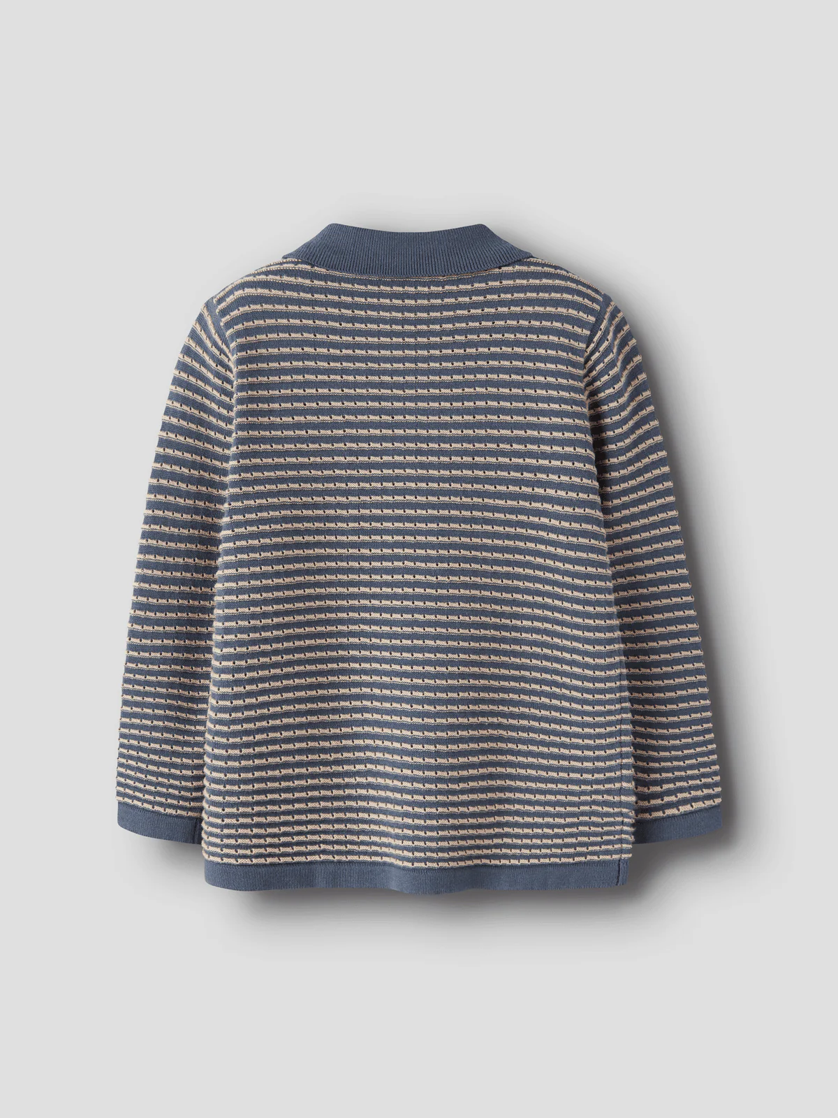 KETAN KNIT POLO GENSER - Vintage Indigo - Image 3
