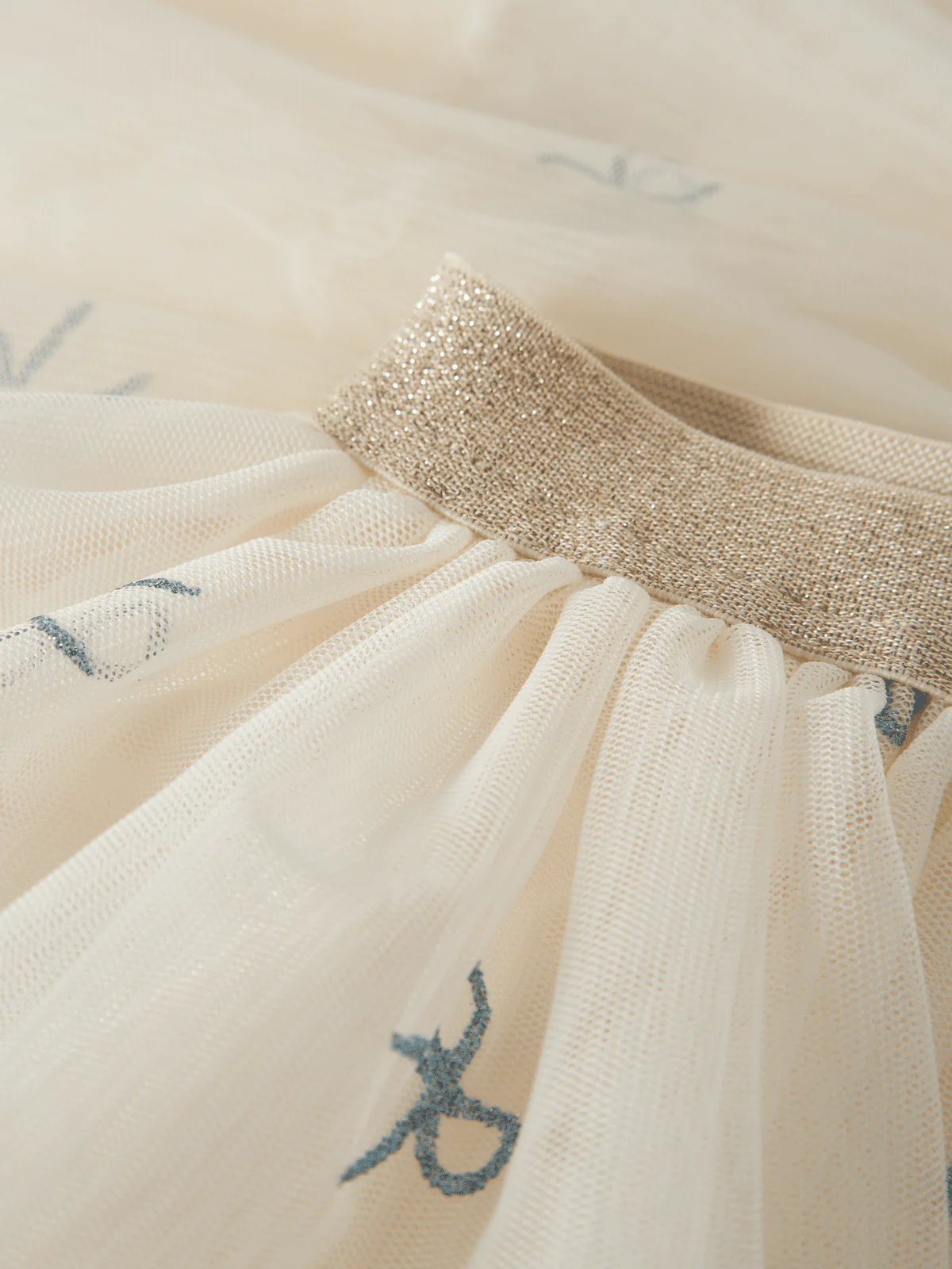 KIRA TULLE SKJØRT - Antique White - Image 4