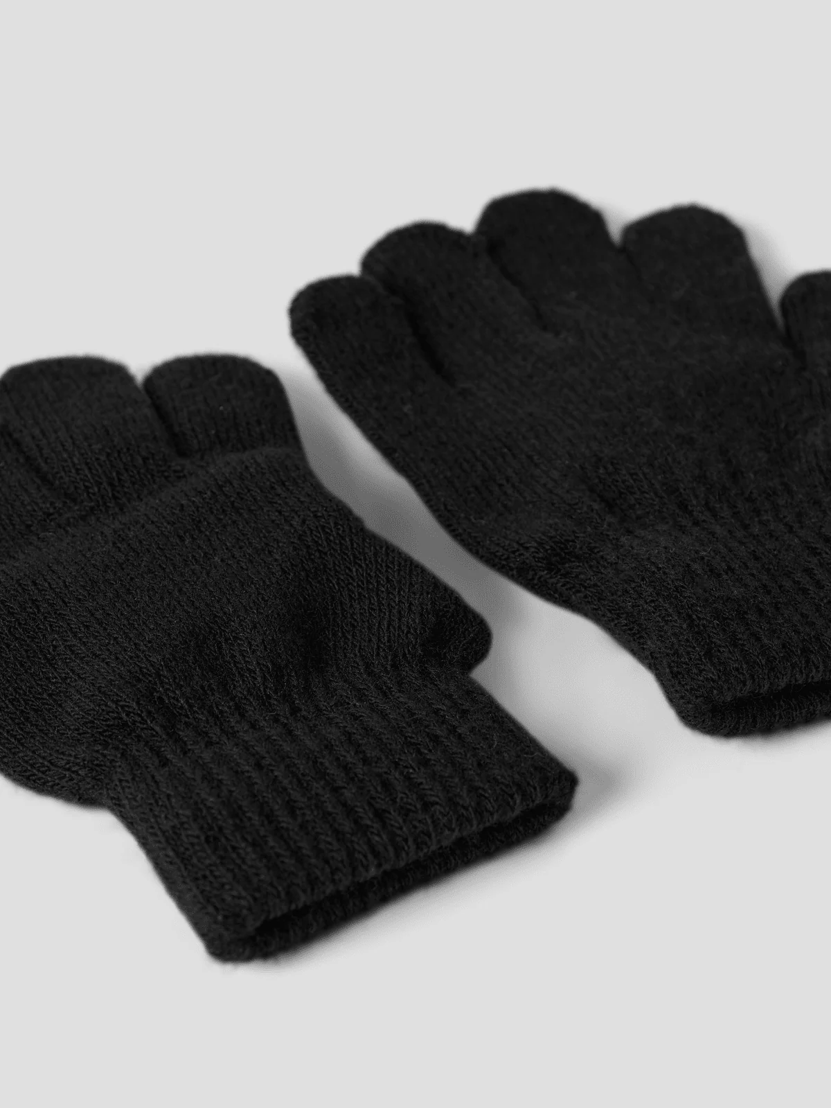 MAGIC KNIT HANSKER - Black - Image 4