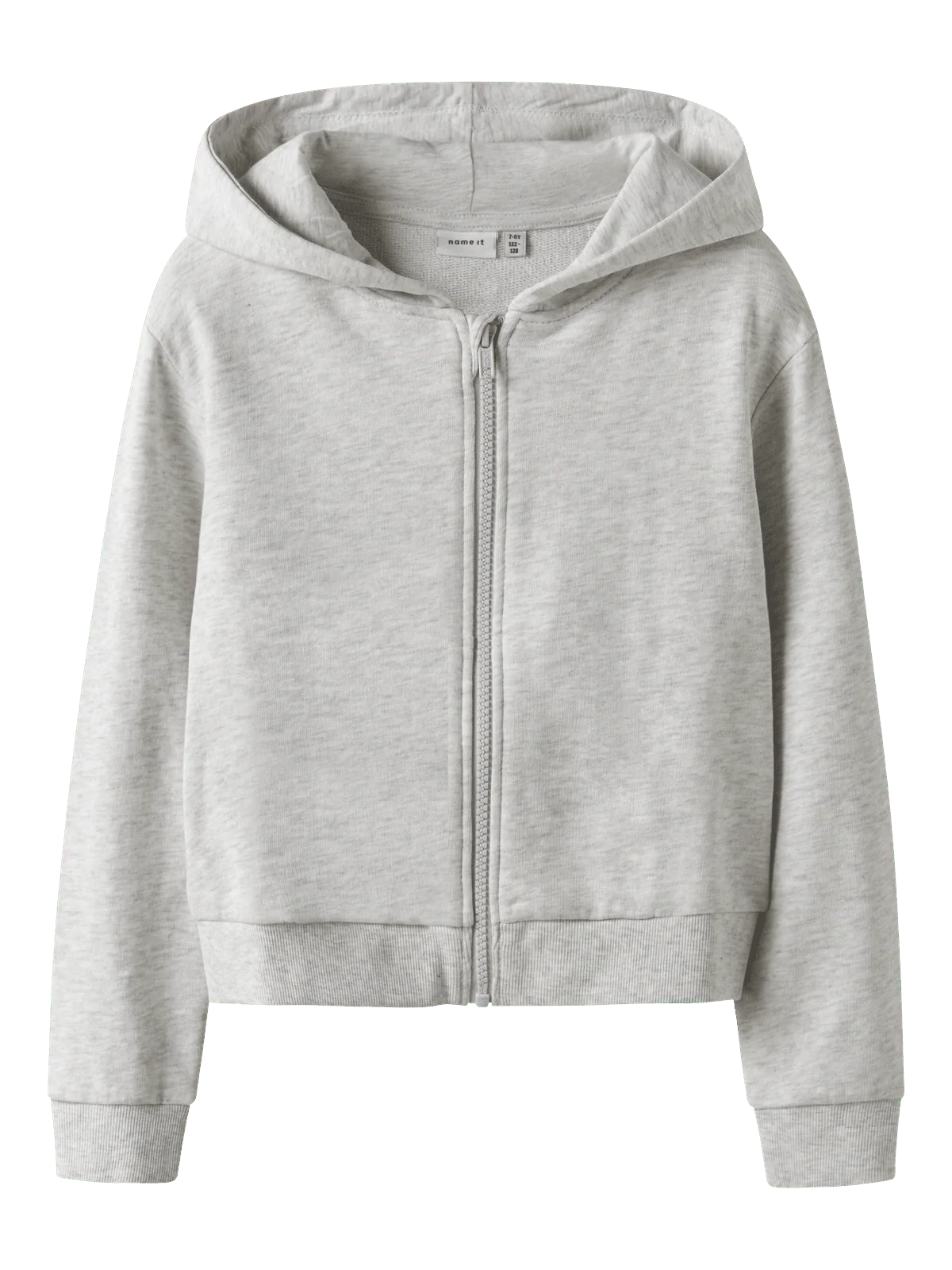 MILLE KORT HETTEJAKKE - Light Grey Melange