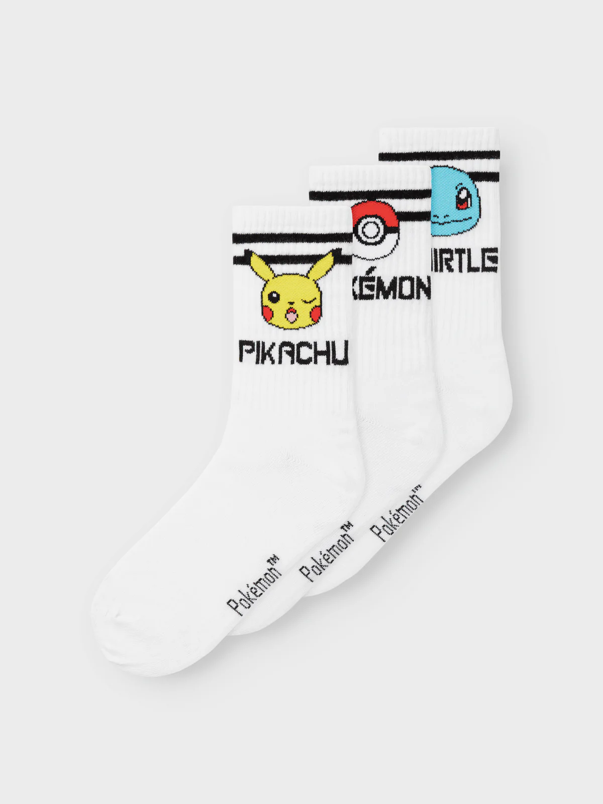 MILTON POKEMON 3P SOKKER SKY - Bright White - Image 3