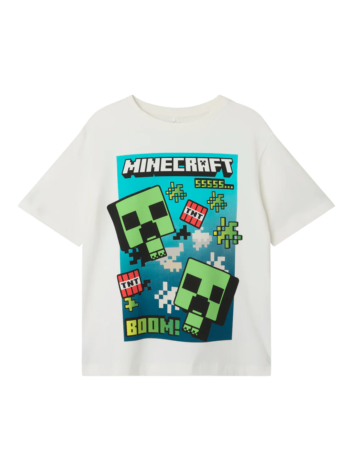 MUS MINECRAFT T-SKJORTE - Cloud Dancer