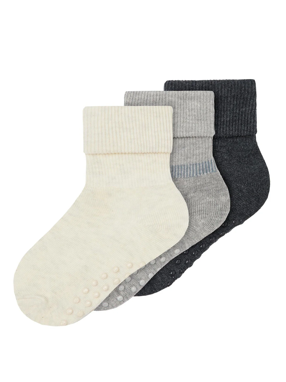 Neel sokker 3pk anti-skli dark saphire