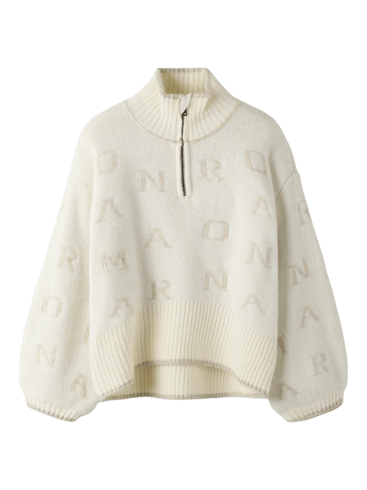 NEIFYA OVERSIZE KNIT GENSER - Cloud Dancer