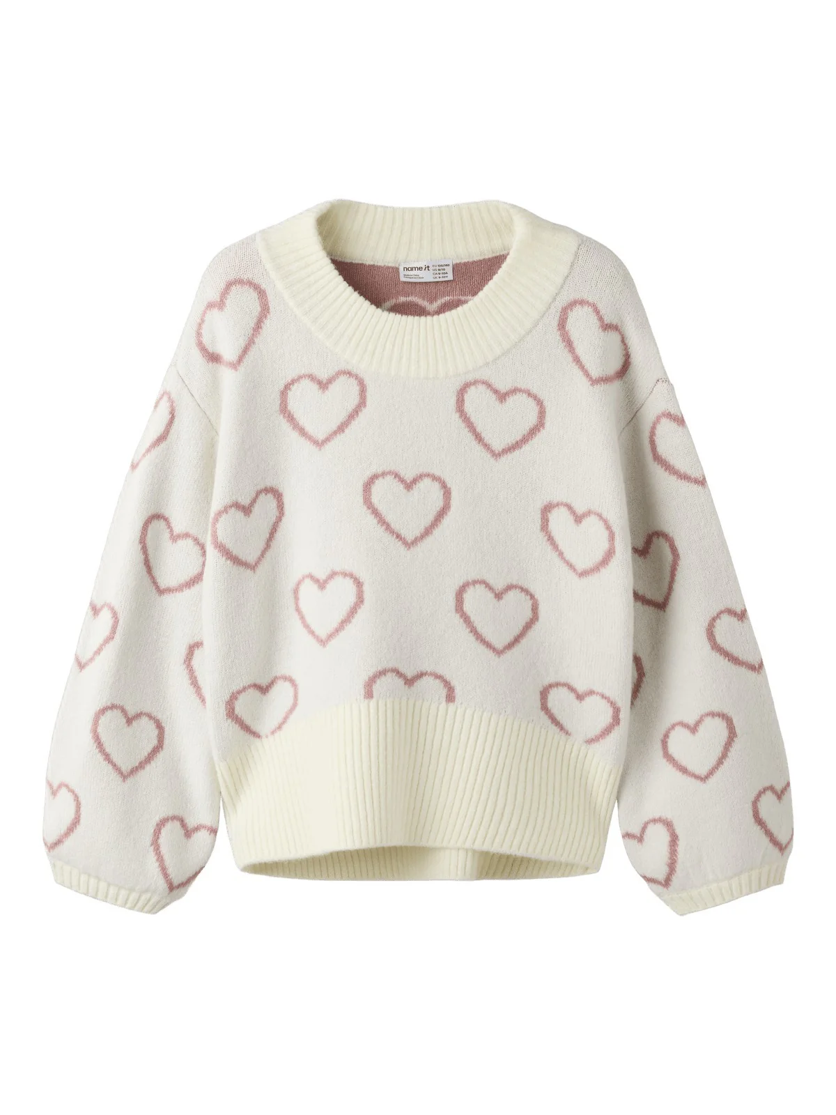 NELLY OVERSIZE KNIT GENSER - Cloud Dancer