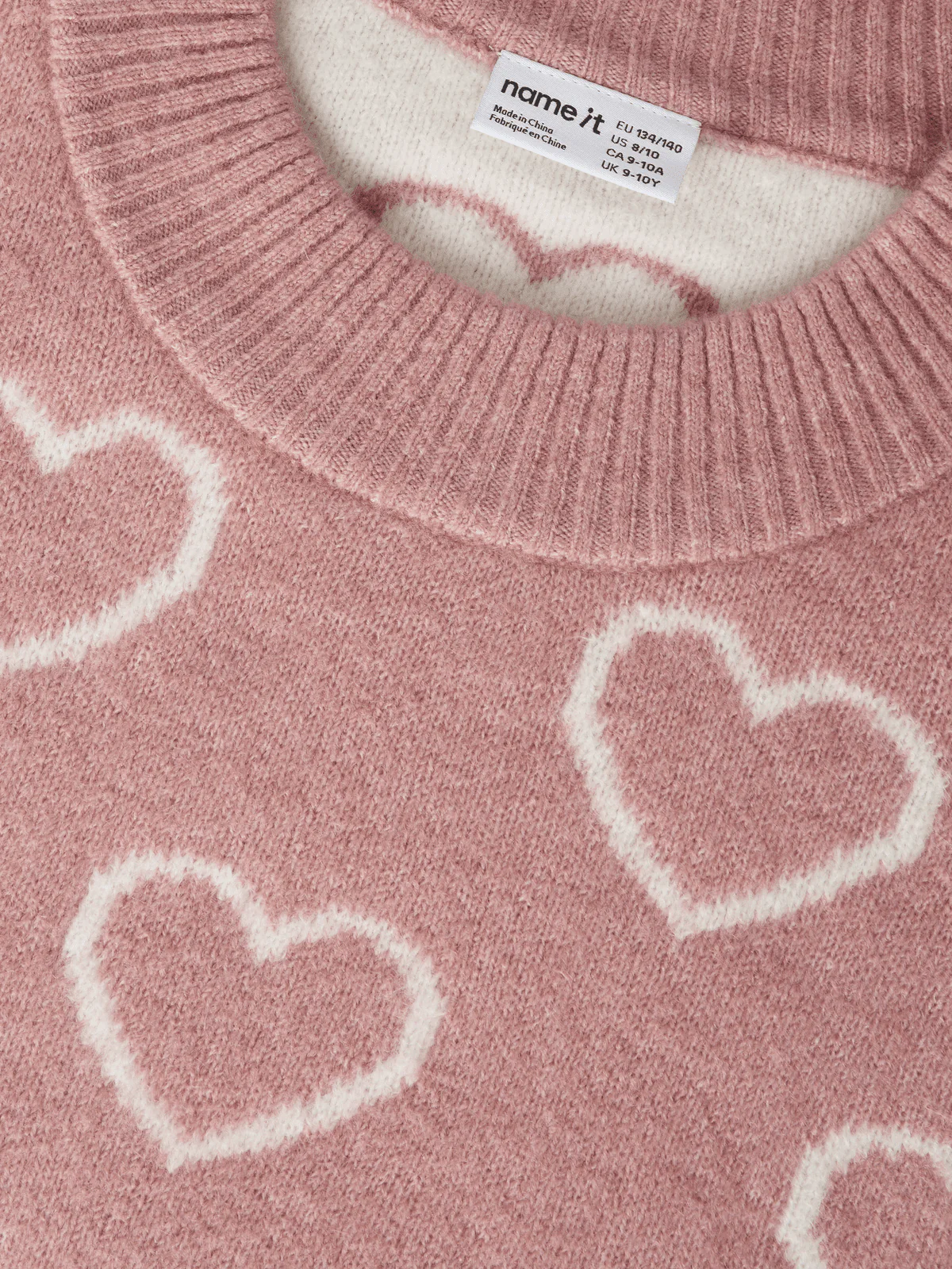 NELLY OVERSIZE KNIT GENSER - Rose Elegance - Image 3
