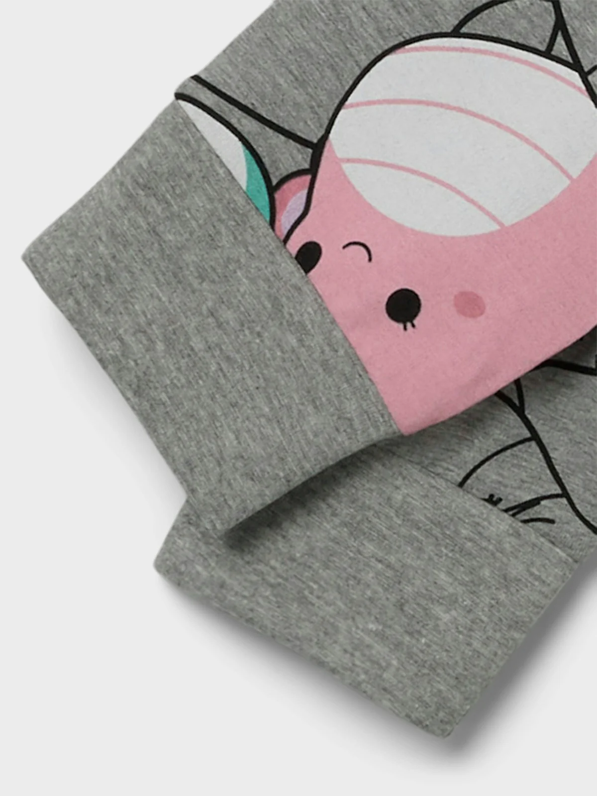 OBIA SQUISH PYJAMAS - Grey Melange - Image 2