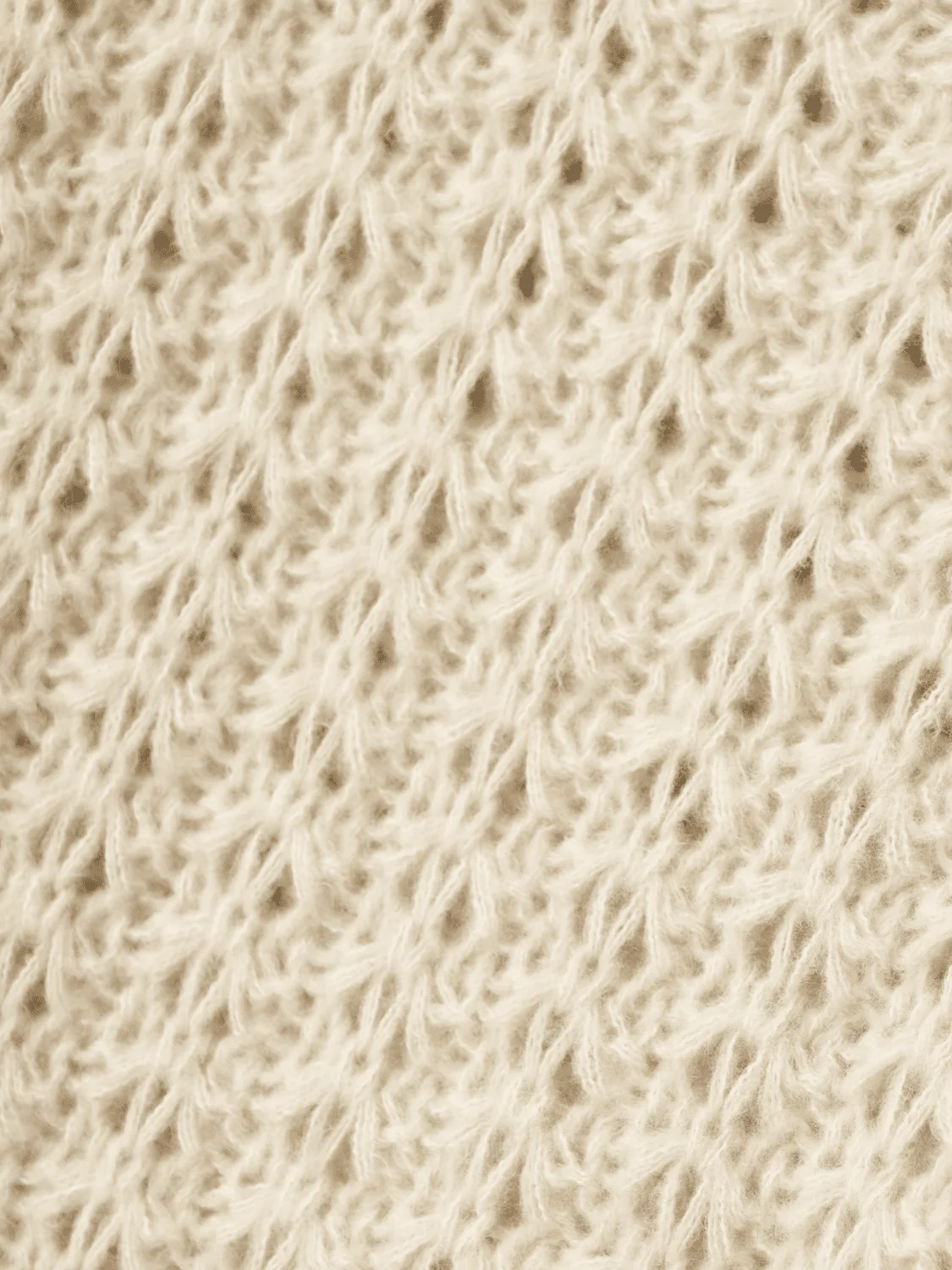 OSIGNA KORT STRIKKET GENSER - Summer Sand - Image 2