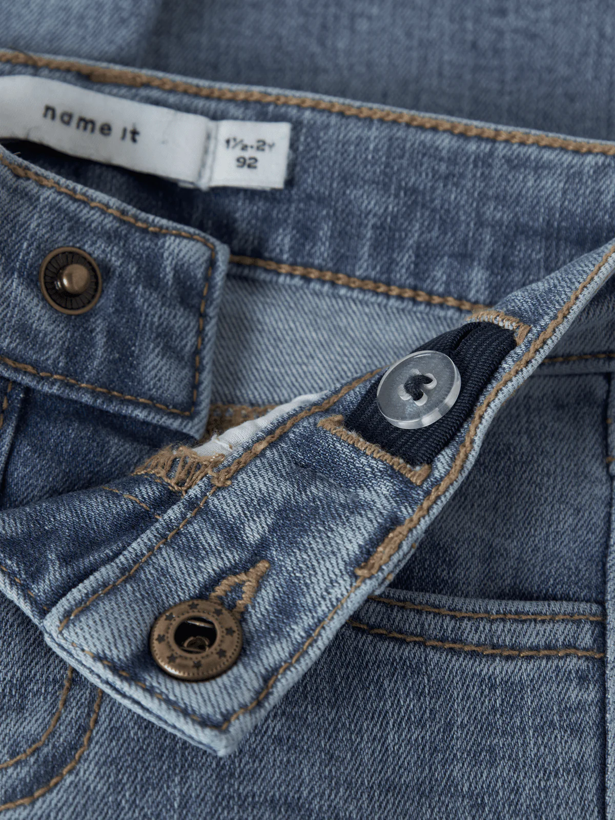 POLLY BOOTCUT JEANS - MEDIUM BLUE DENIM - Image 3