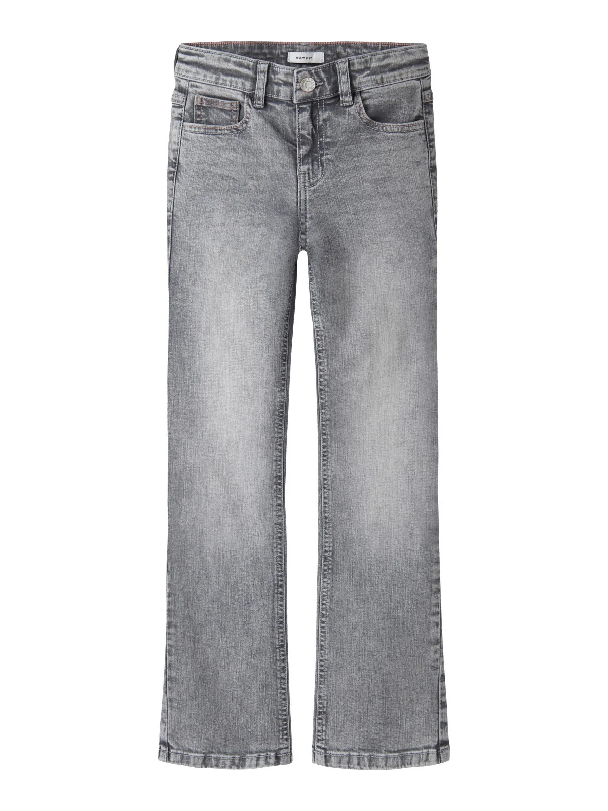 POLLY SKINNY BOOTCUT JEANS - MEDIUM GREY DENIM
