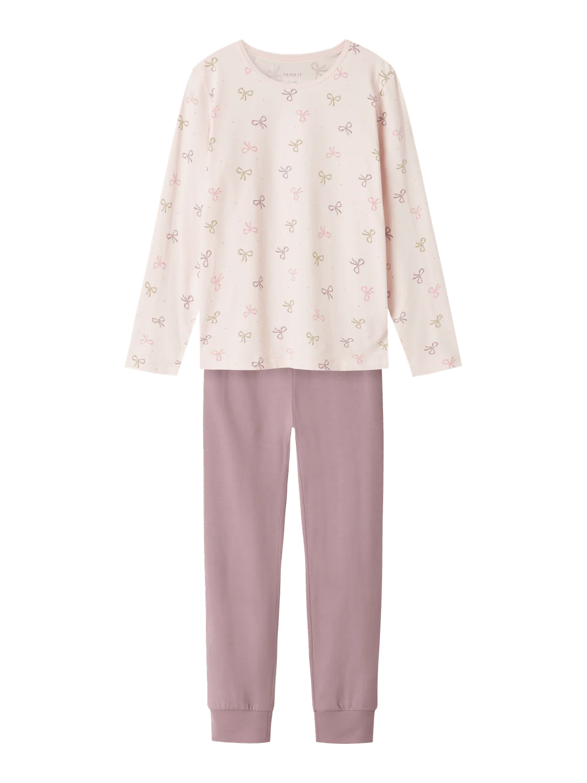 PYJAMAS PINK BOW - Barely Pink