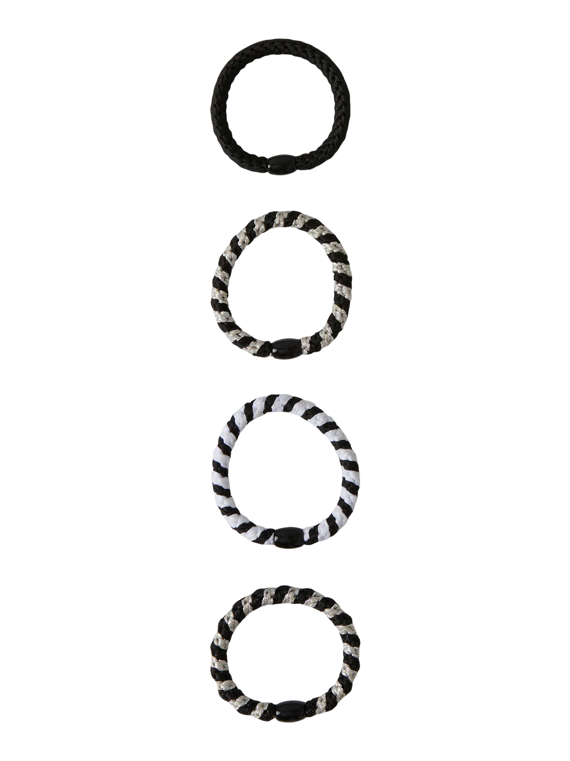 Rise HÄrstrikk 4 Pack - Black