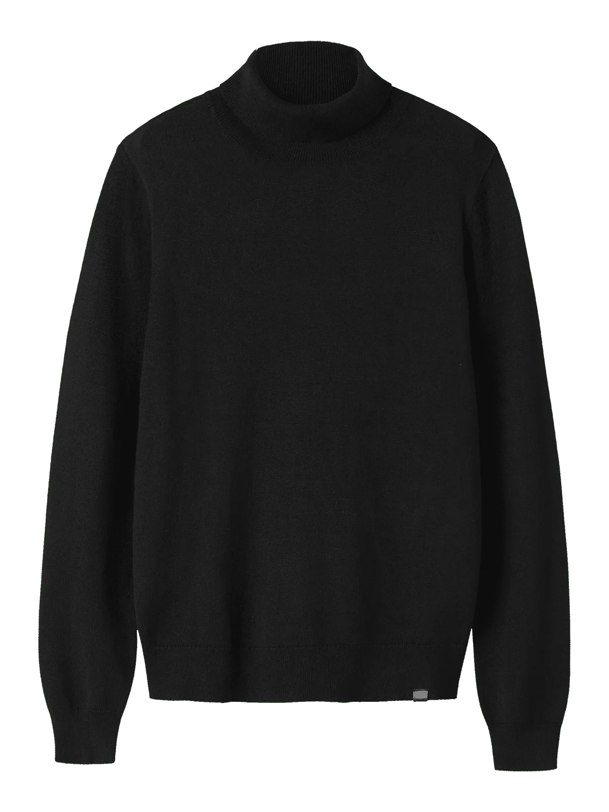 ROMIL ROLLNECK STRIKKET GENSER - Black