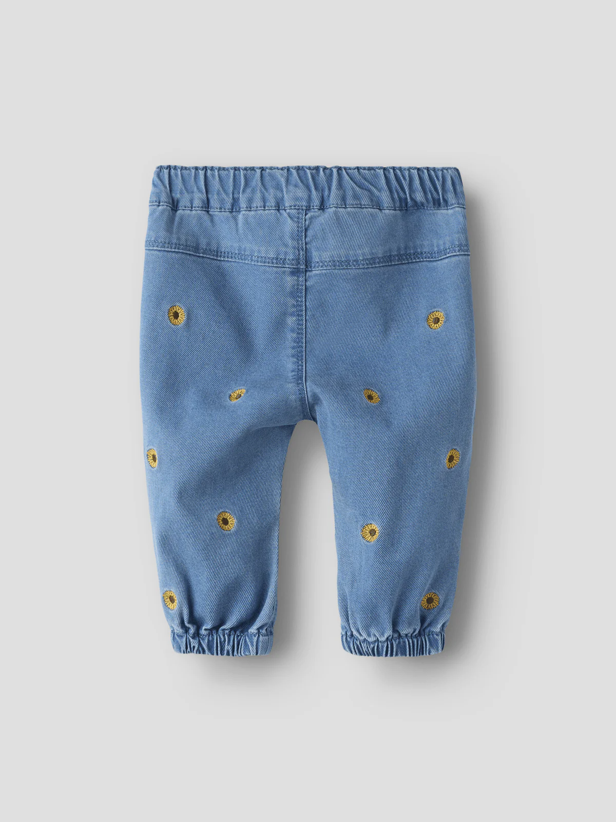 ROSE SHAPED EMB JEANS - Medium Blue Denim - Image 2