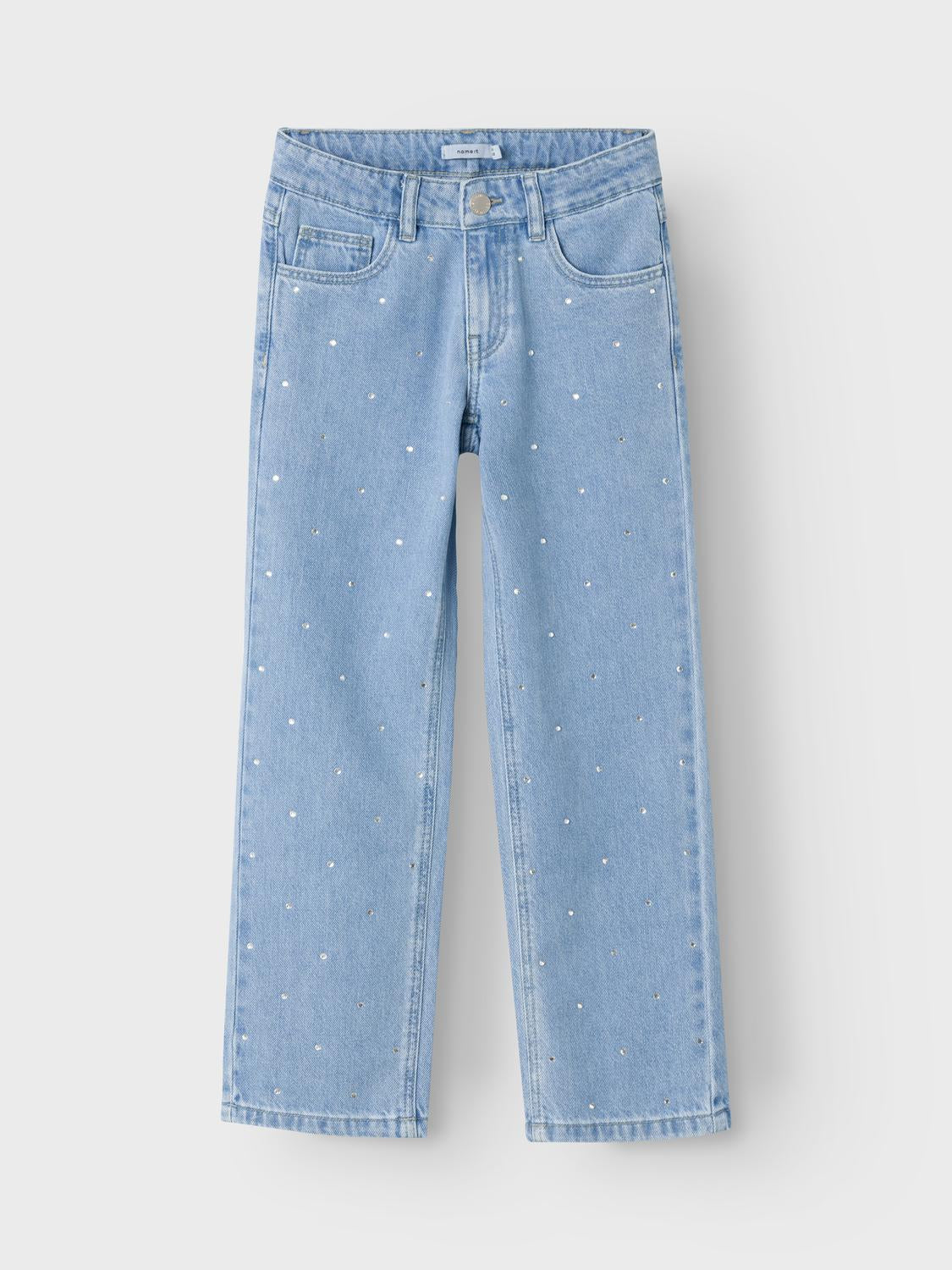 ROSE STRAIGHT JEANS - Light Blue Denim