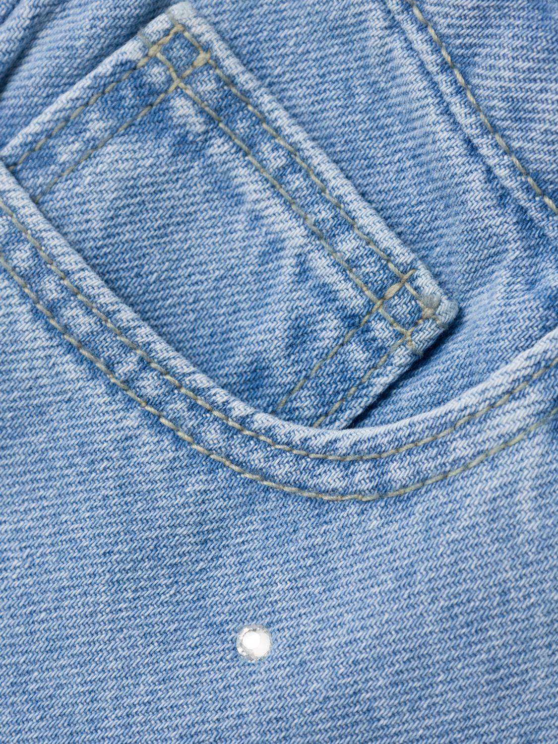 ROSE STRAIGHT JEANS - Light Blue Denim - Image 4