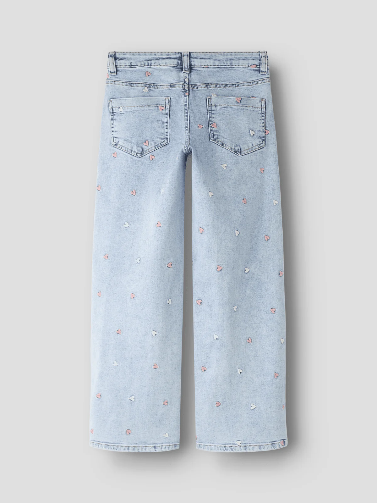 ROSE WIDE JEANS - Light Blue Bleached Denim - Image 2