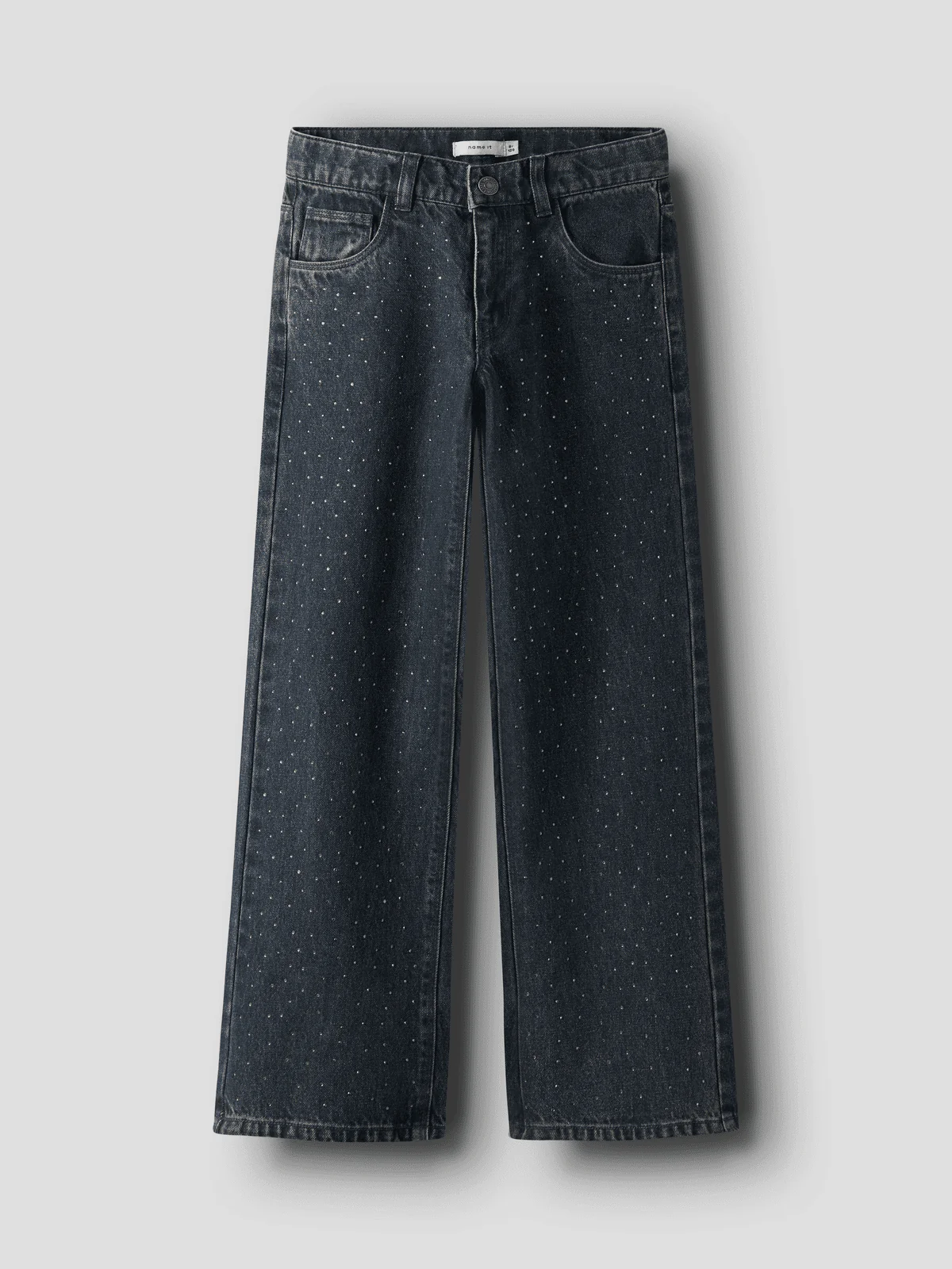 ROSE WIDE RHINE JEANS - Dark Midnight Denim - Image 3