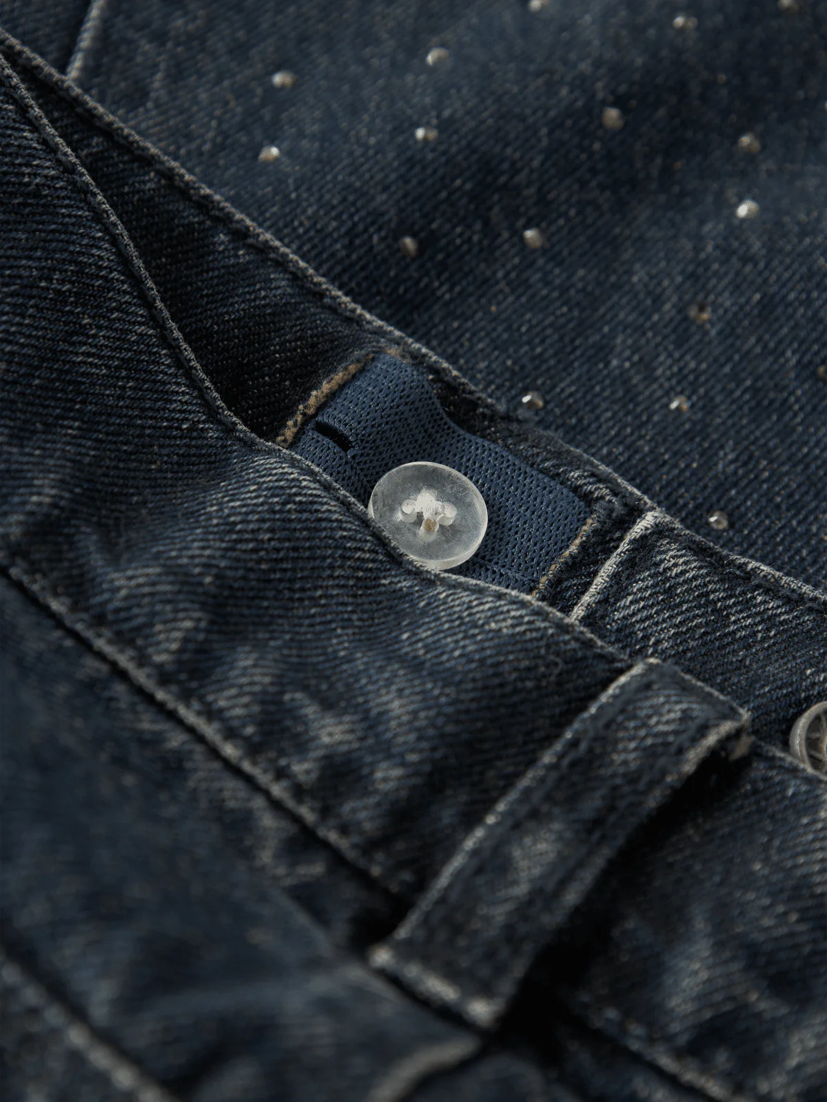 ROSE WIDE RHINE JEANS - Dark Midnight Denim - Image 4