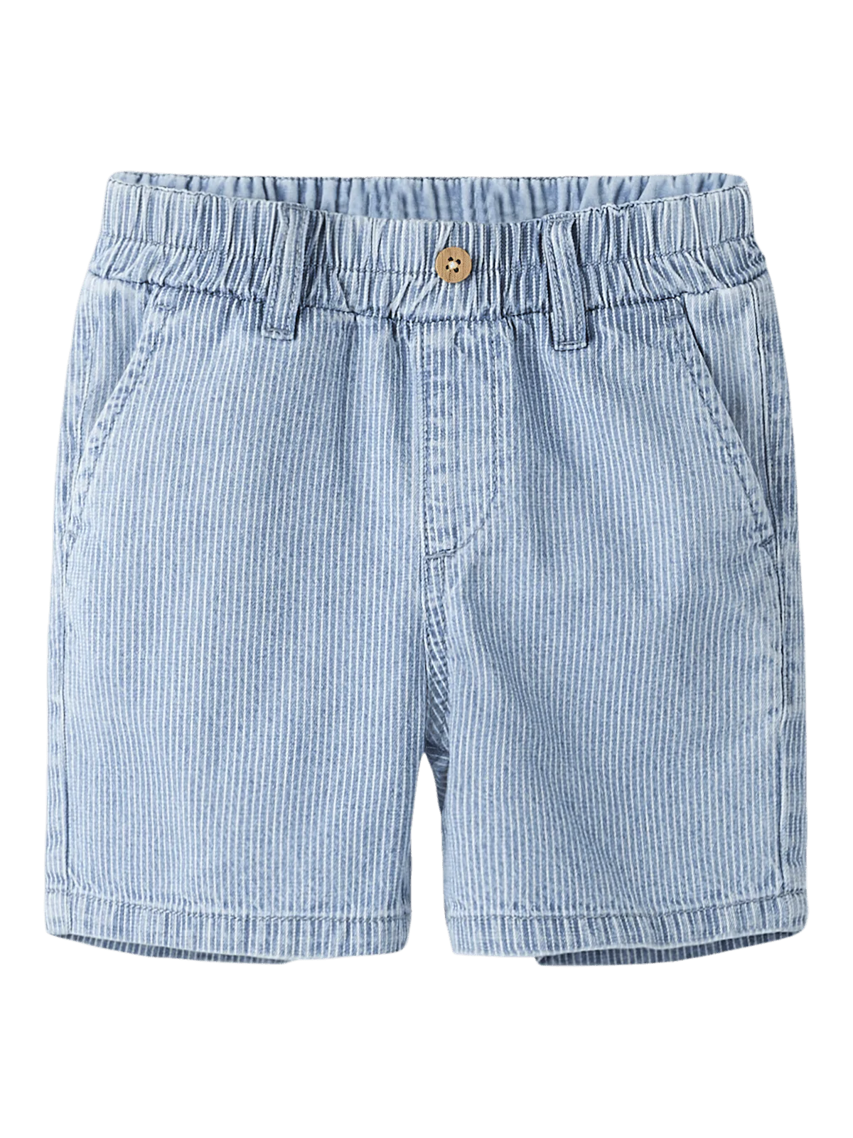 RYAN JOG STRIPE SHORTS - Light Blue Denim - Image 2