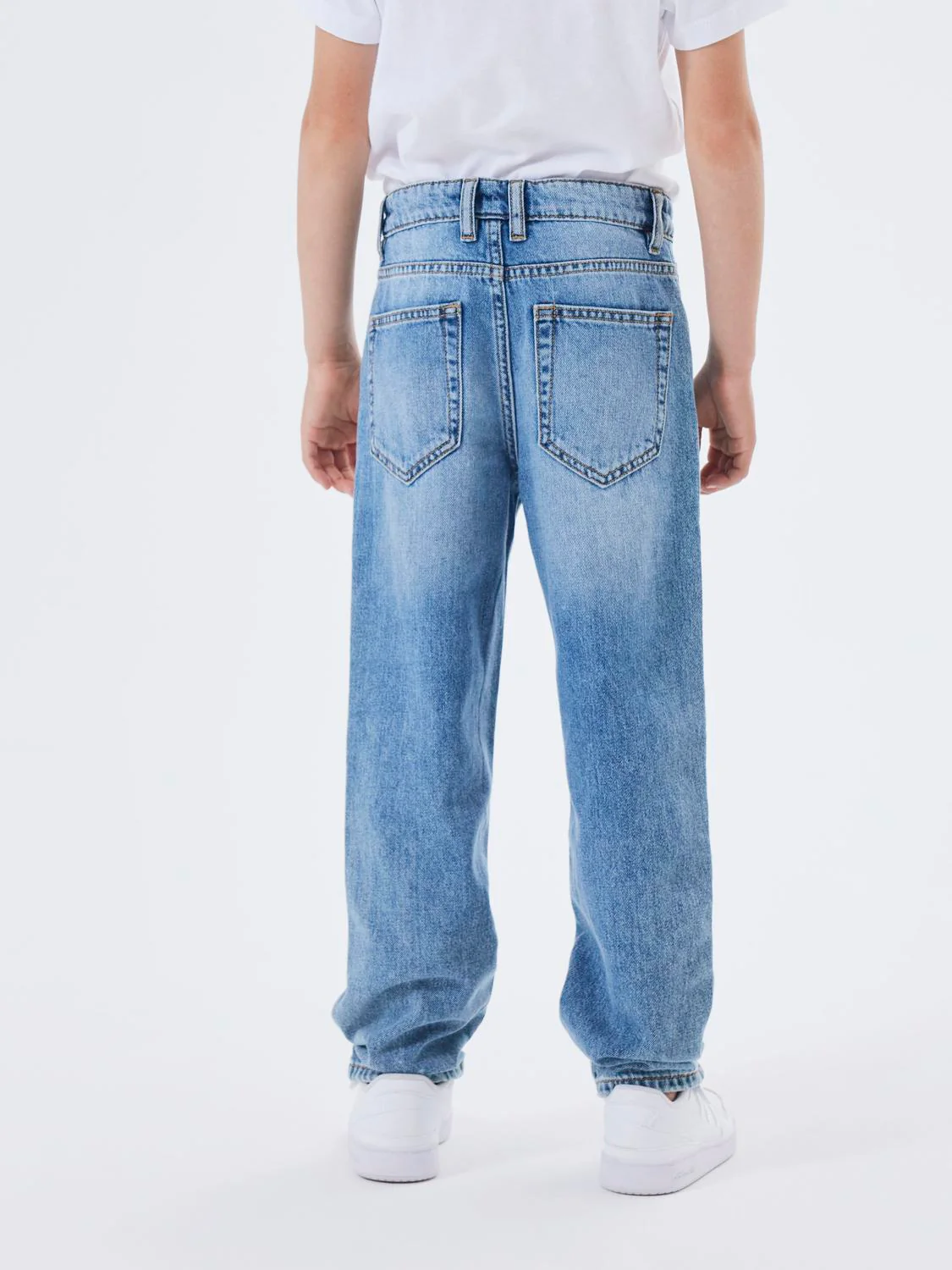 RYAN STRAIGHT JEANS - Medium Blue Denim - Image 4