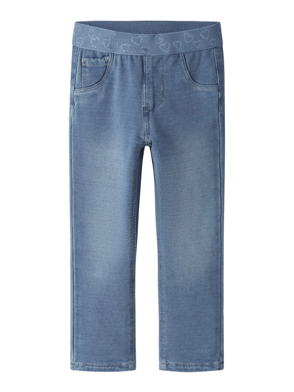 SALLI SLIM JEANS - Medium Blue Denim