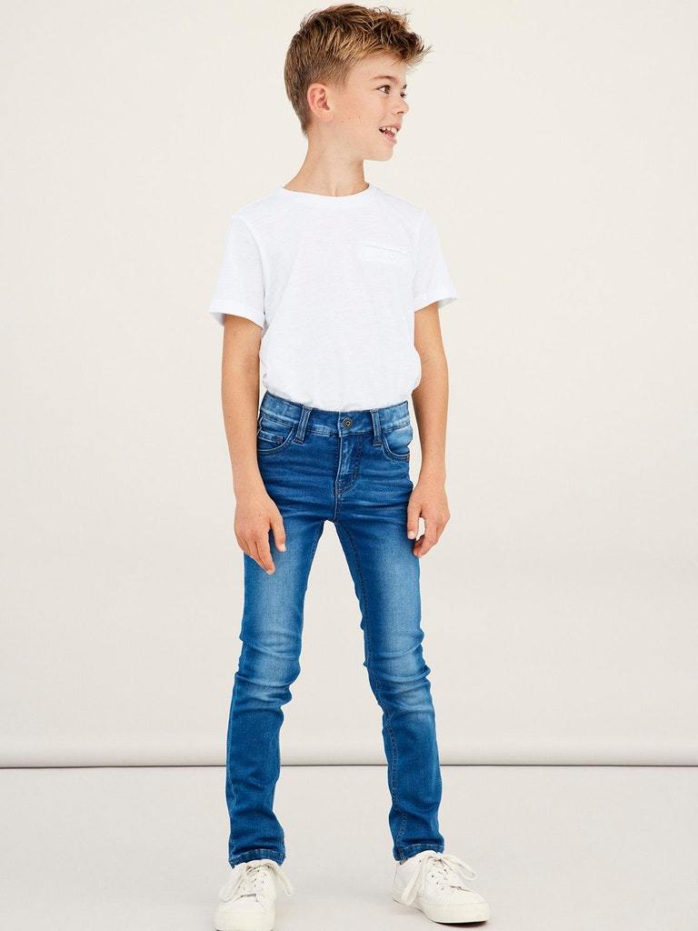 Theo bukse - Medium blue denim - Image 2