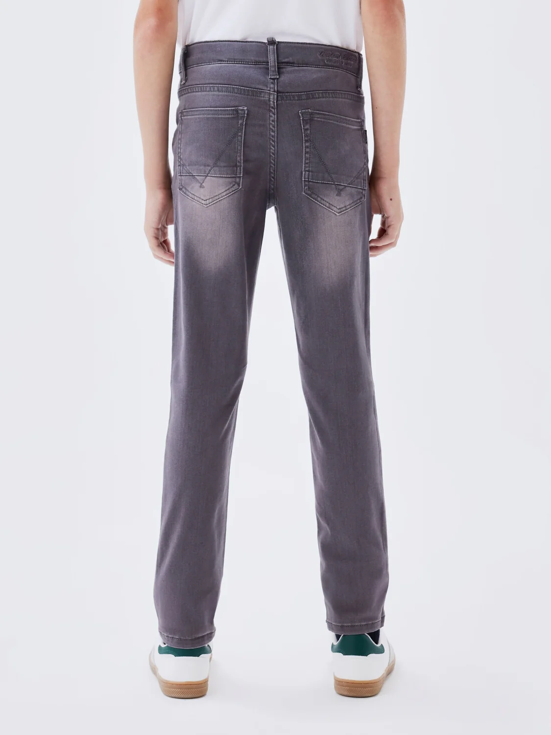 THEO XSLIM JEANS - Dark Grey Denim - Image 6
