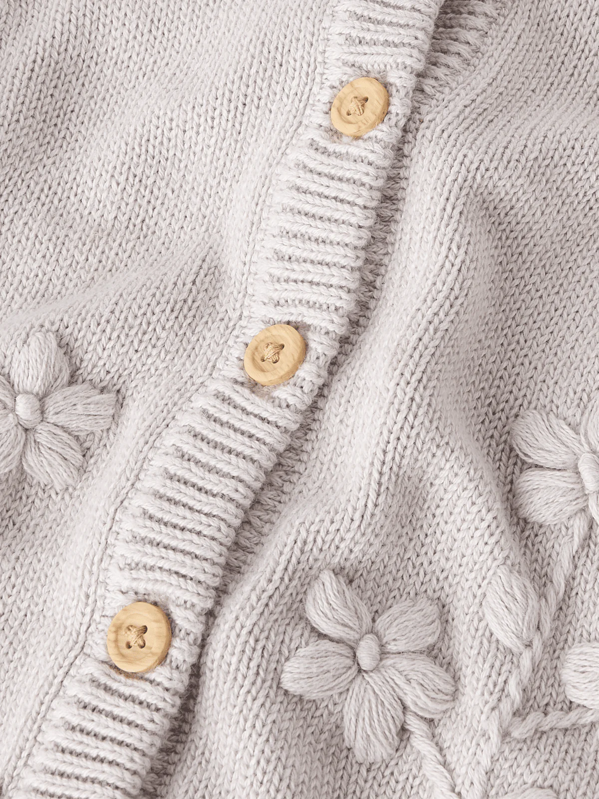 TOANA KNIT CARDIGAN - Lilac Marble - Image 3