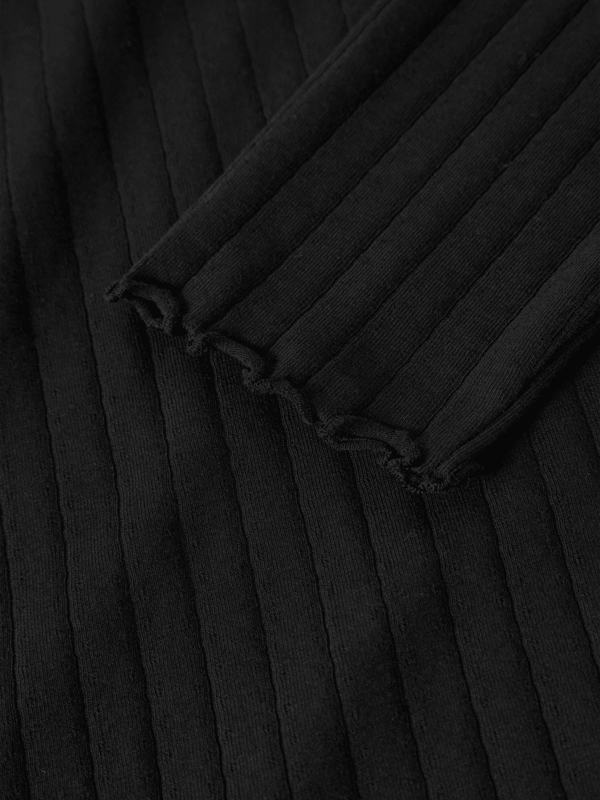 VIBSE SLIM TOP - Black - Image 3