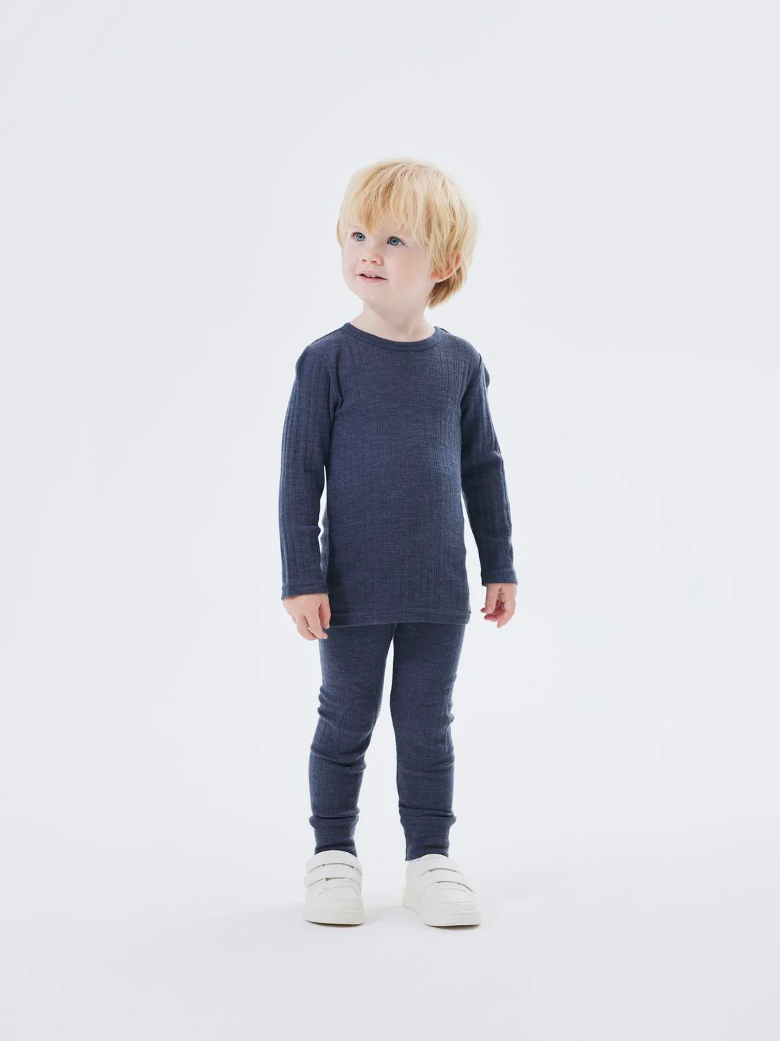 WANG ULL NEEDLE GENSER SOLID - Ombre Blue - Image 5