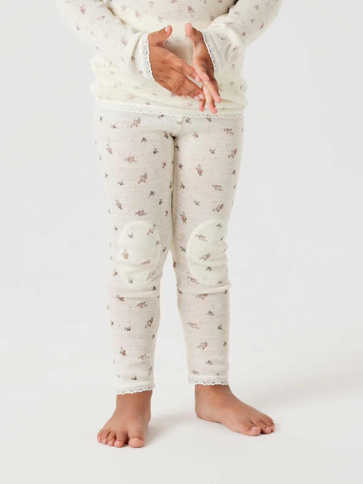 WANG ULL NEEDLE LEGGING - Snow White