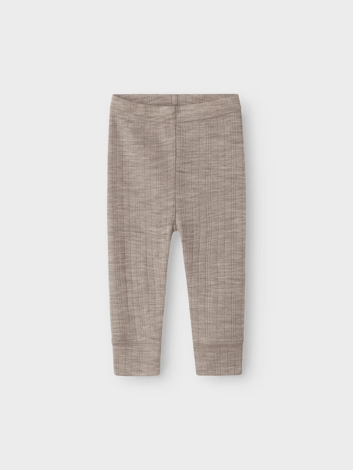 WANG ULL NEEDLE LONGJOHN SOLID LEGGINGS - Satellite - Image 3