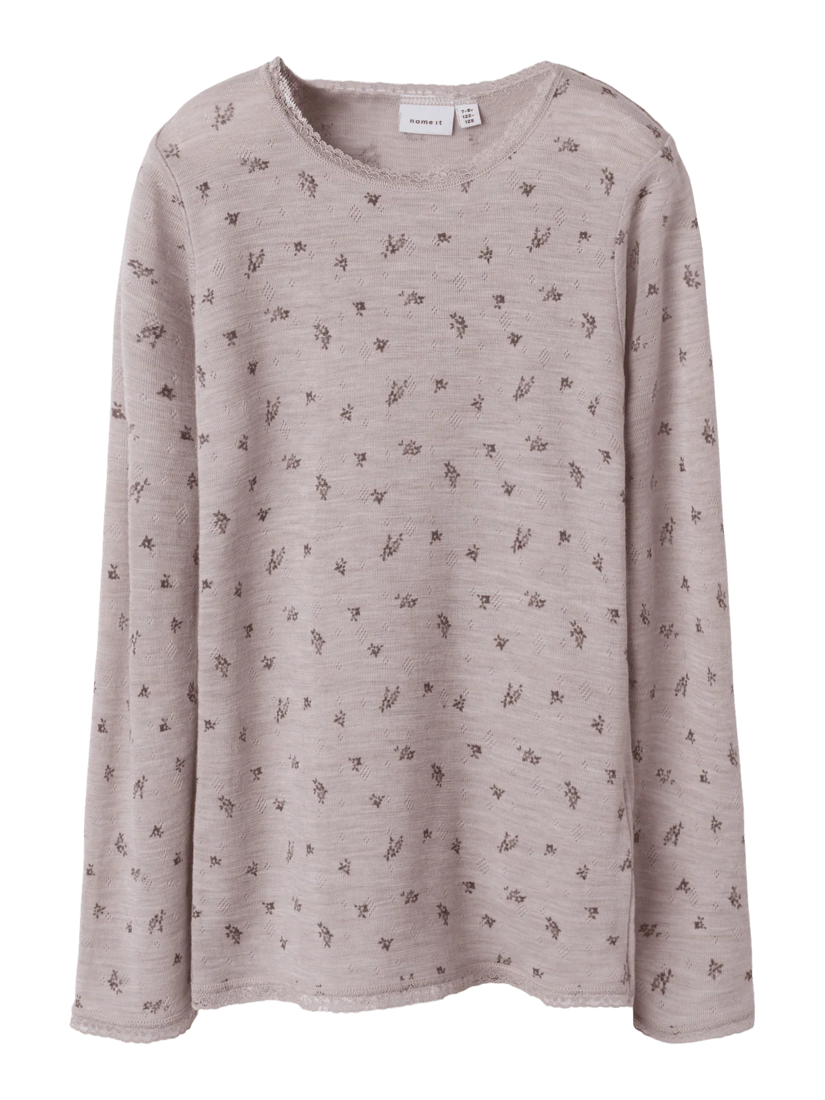 WANG ULL NEEDLE TOP - Shadow Gray