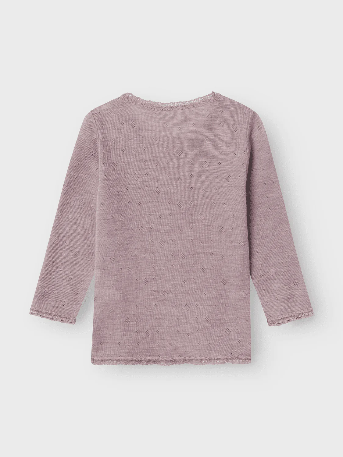 WANG ULL NEEDLE TOPP - Purple dove - Image 4