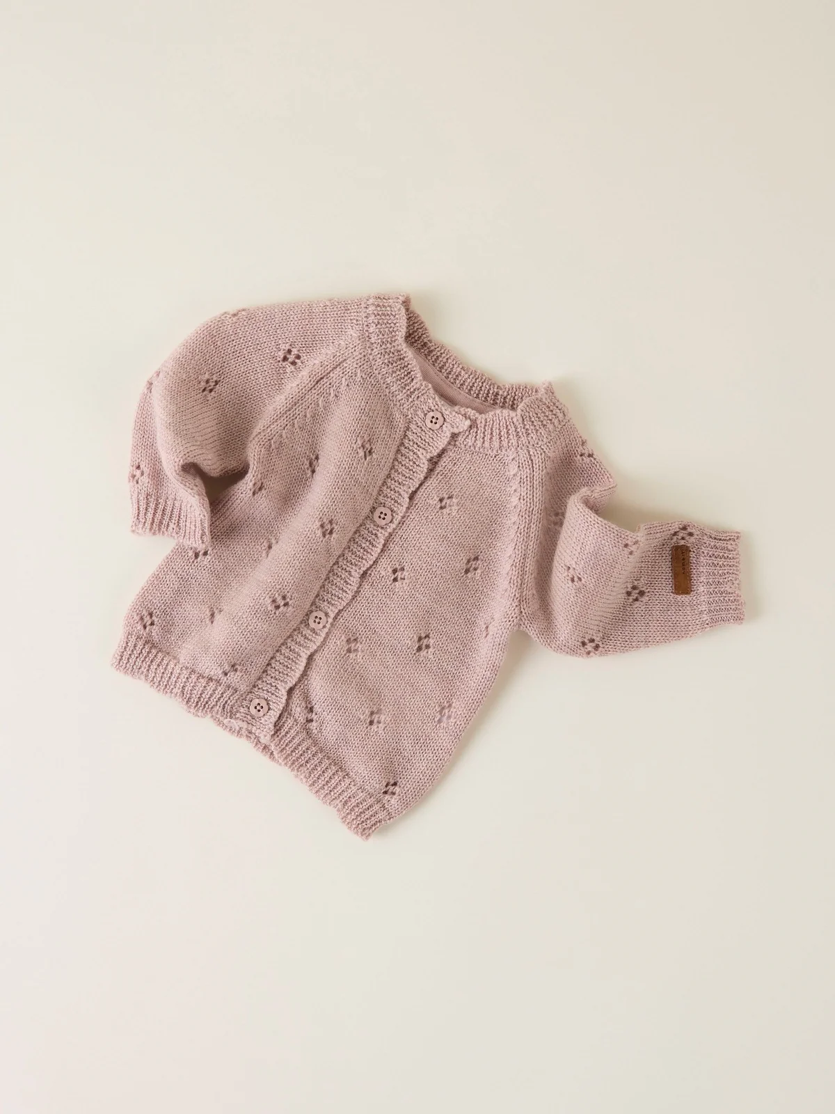 WRILLA ULL STRIKKET CARDIGAN - Shadow Gray - Image 4