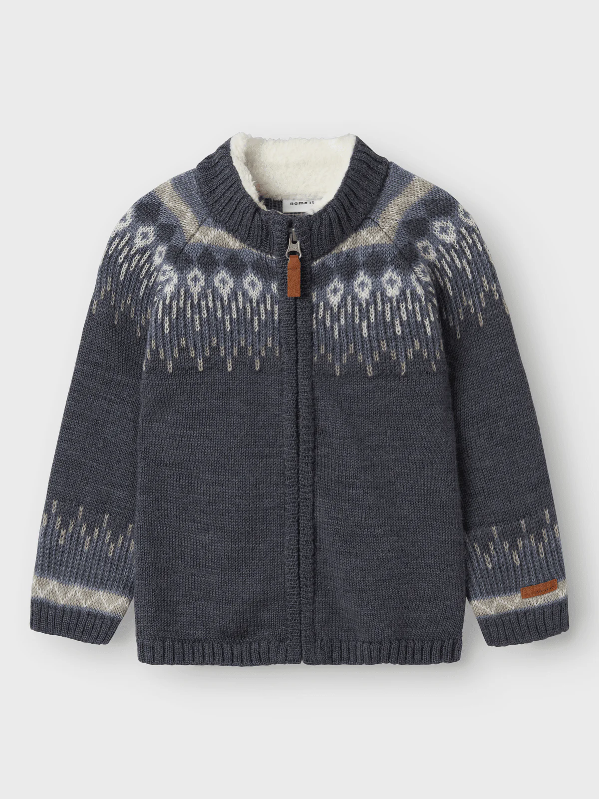 WRISS ULL STRIKKET CARDIGAN - Ombre Blue